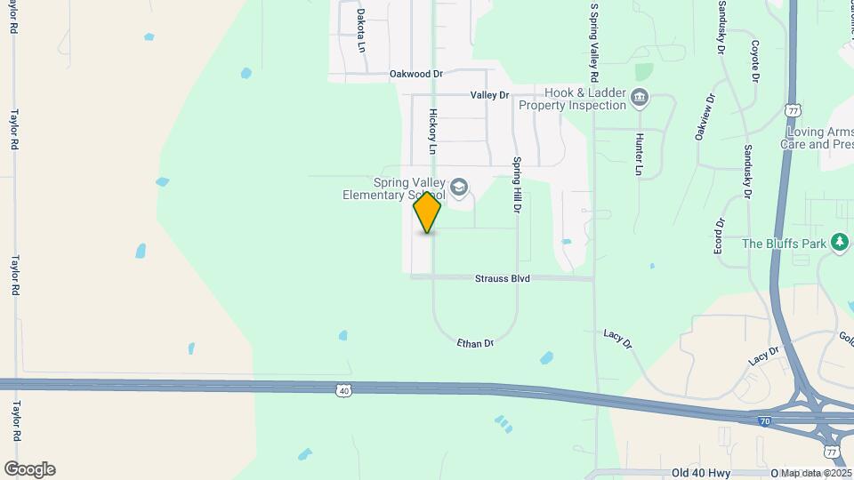 1708 Hickory Ln Mapa y Detalles de la Ubicación