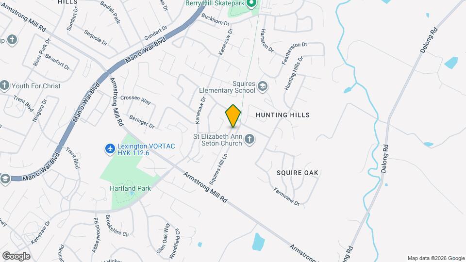 3416 Woodspring Dr Map and Location Details