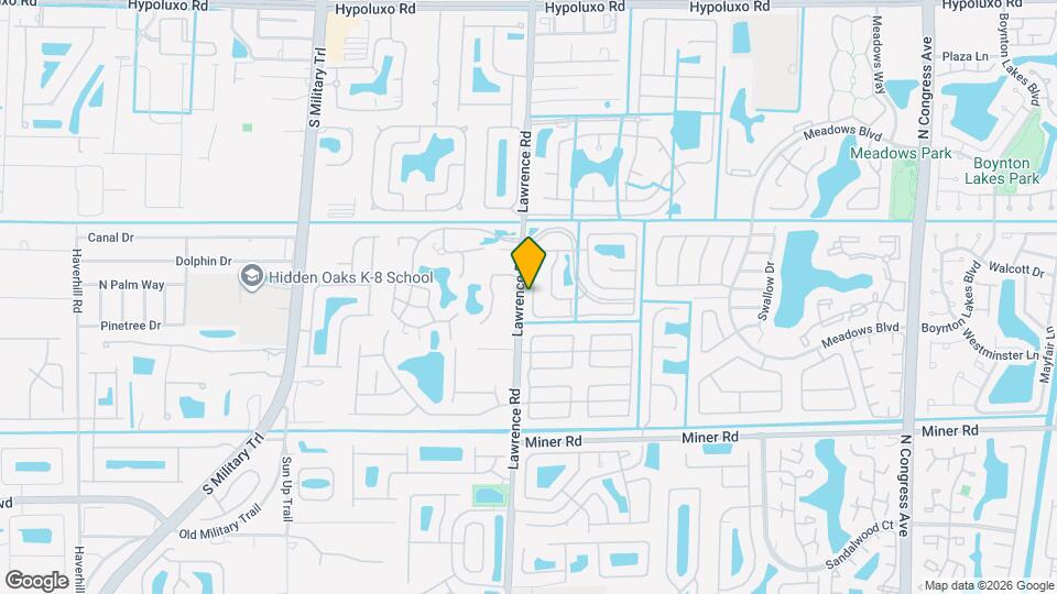 1041 Fairfax Cir W Map and Location Details