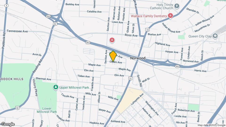 2029 Crown Ave, Unit APT #1 Map and Location Details