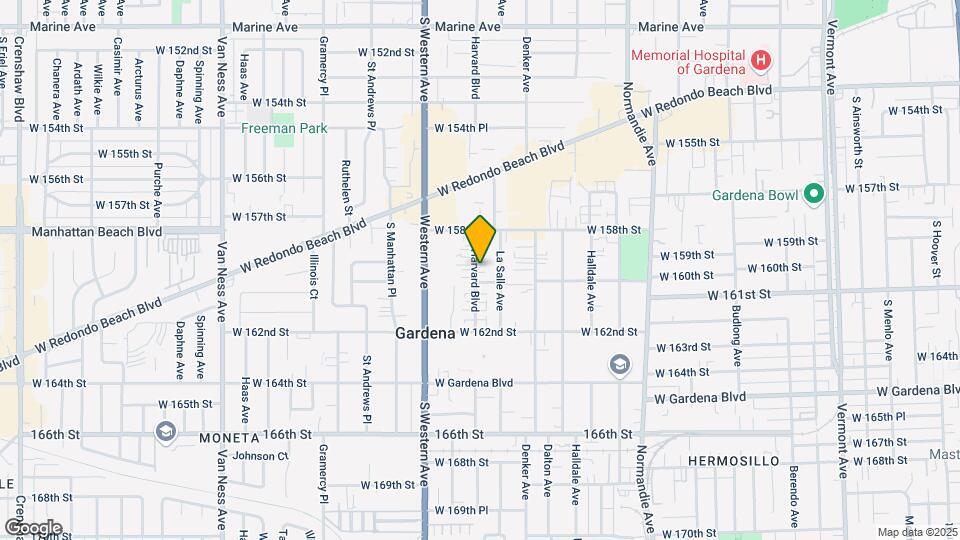 15914-15920 S Harvard Blvd Mapa y Detalles de la Ubicación