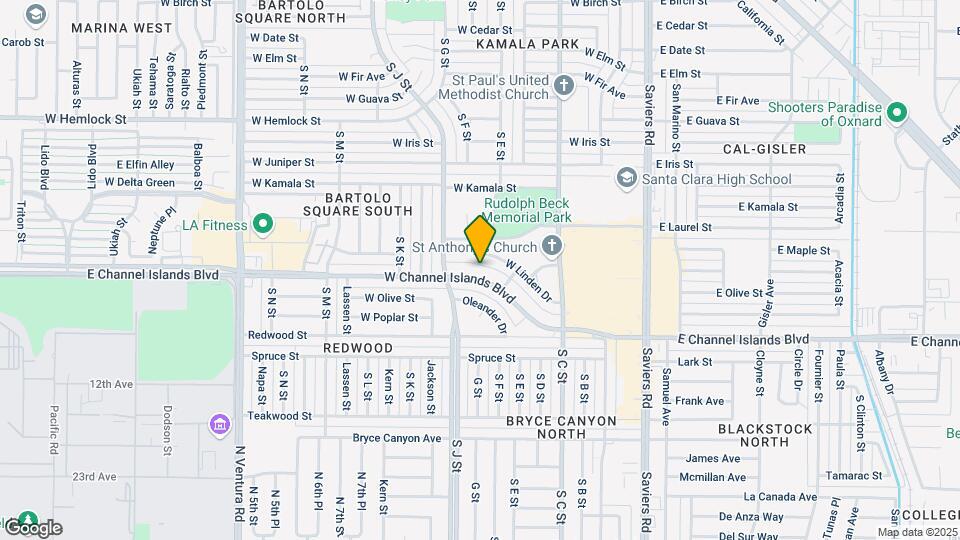 651 W Channel Islands Blvd Map and Location Details