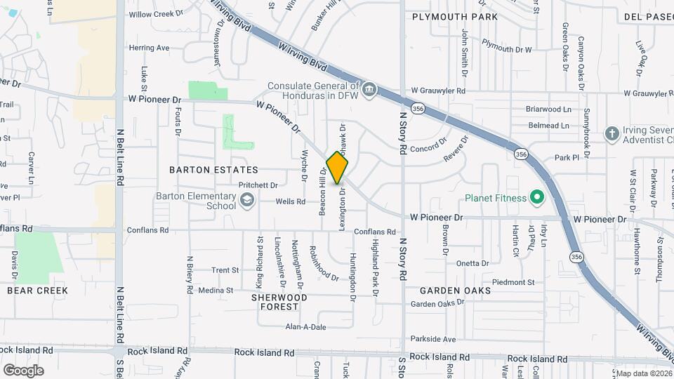 721 Lexington Dr Map and Location Details