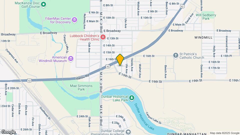 1706 Teak Ave Map and Location Details