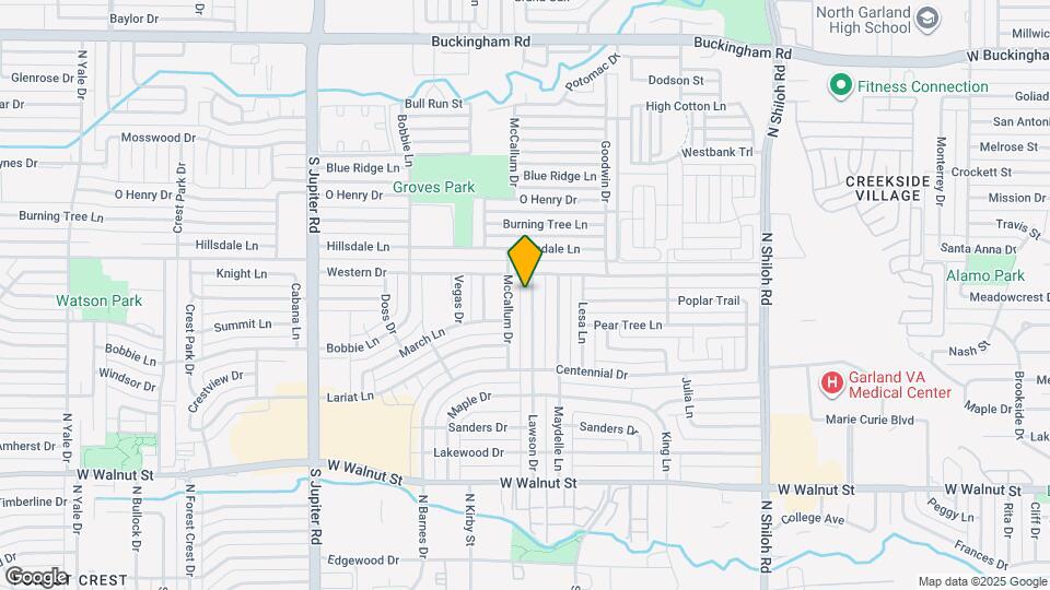 1105 Lawson Dr Map and Location Details