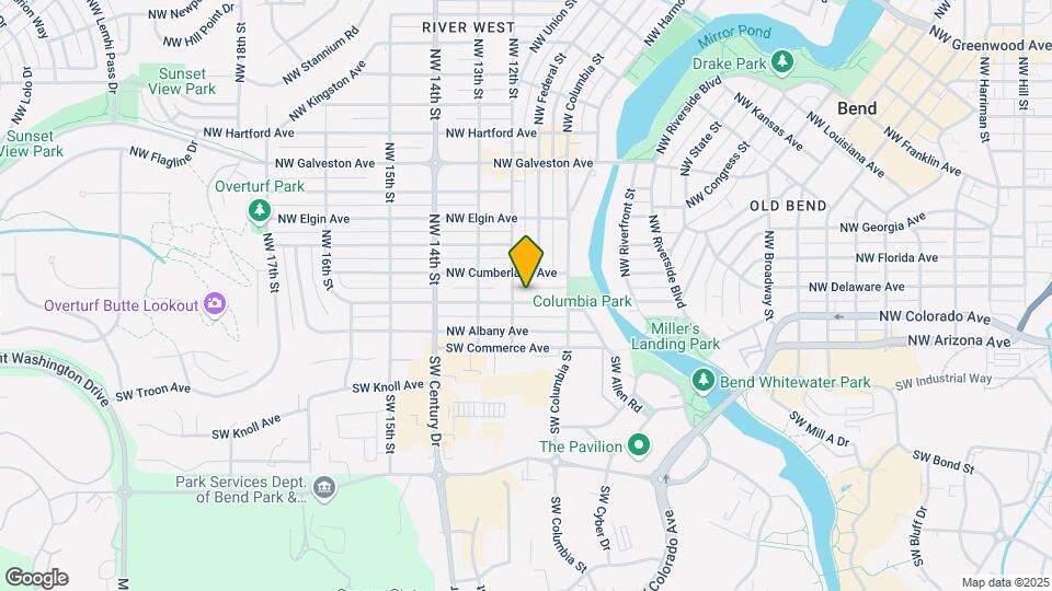 1124 NW Baltimore Ave Map and Location Details