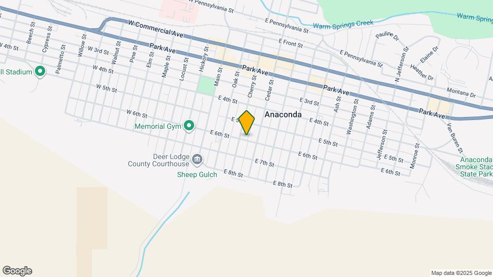 308 E 6th St Map and Location Details