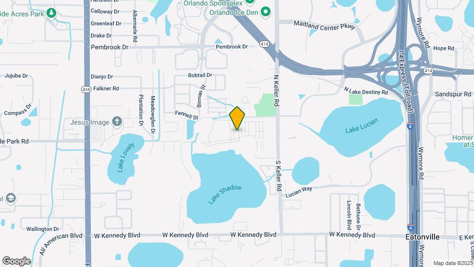 1100 Lake Shadow Cir Map and Location Details