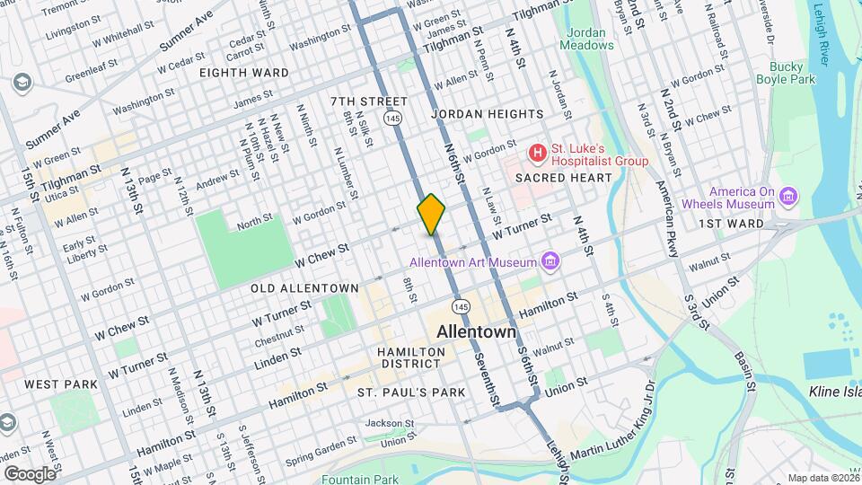 224 N 7th St Mapa y Detalles de la Ubicación