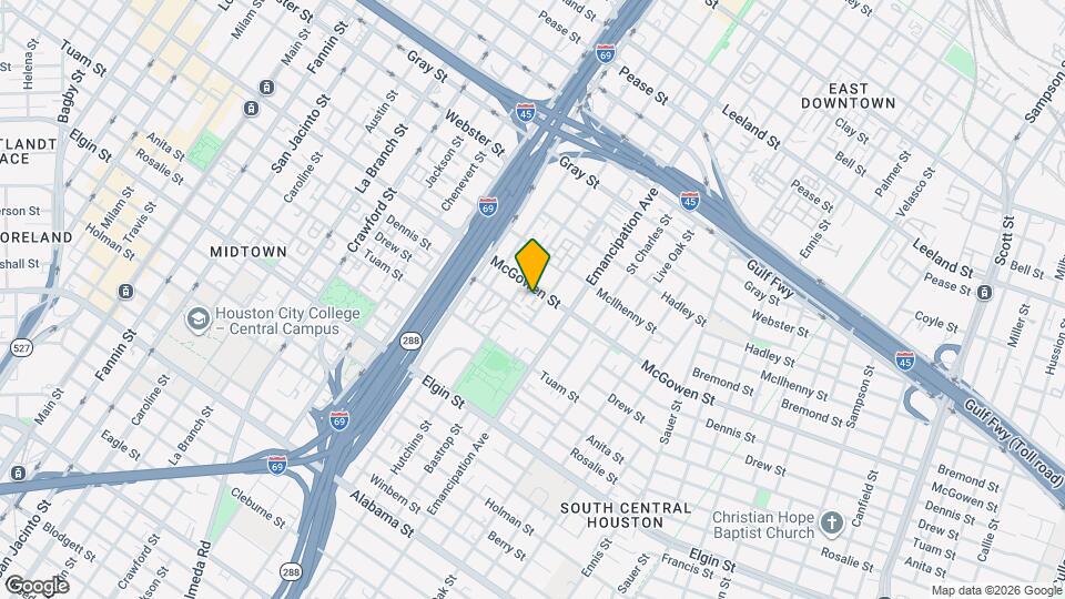 2228 McGowen St Mapa y Detalles de la Ubicación