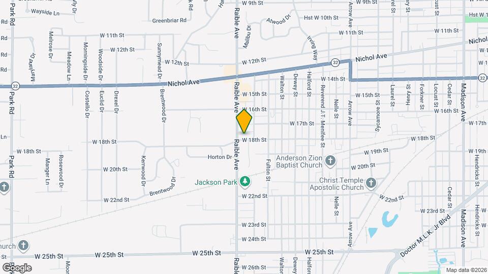 2418 W 18th St Map and Location Details