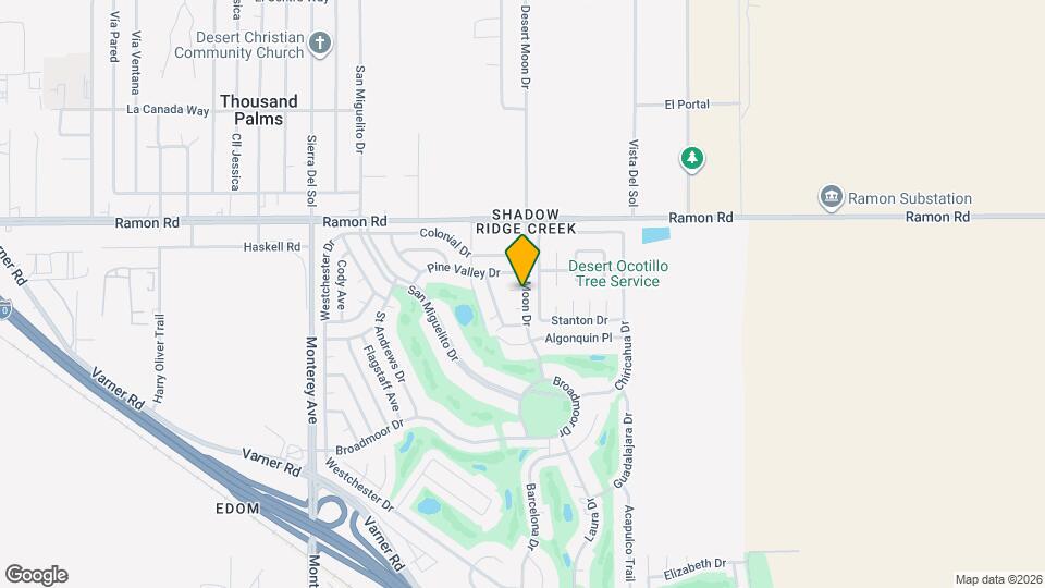 73490 Ojai Pl, Unit Ojai Place Map and Location Details