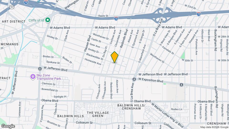 2901 Redondo Blvd Mapa y Detalles de la Ubicación