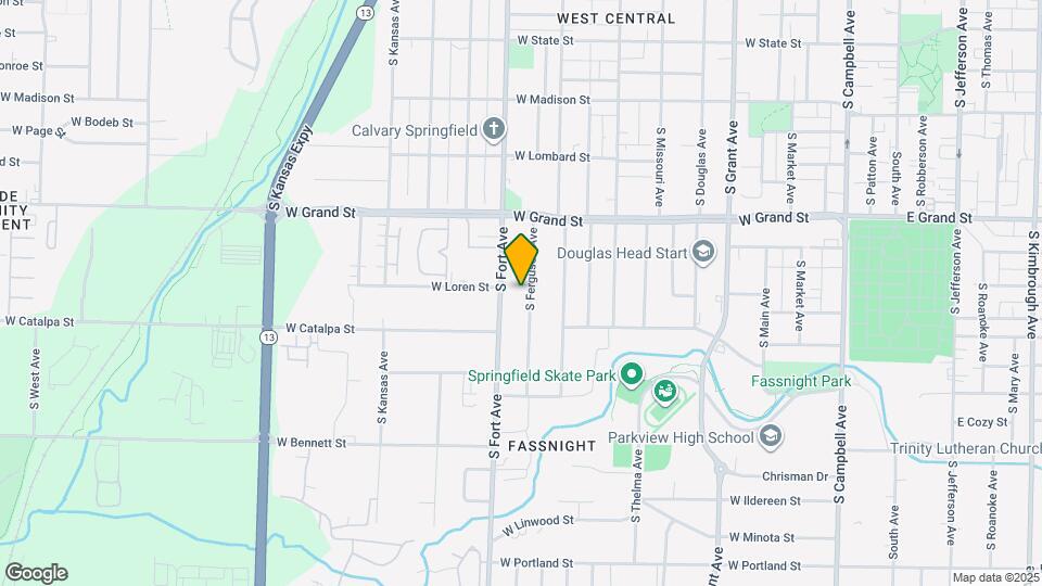 1101 S Ferguson Ave Map and Location Details