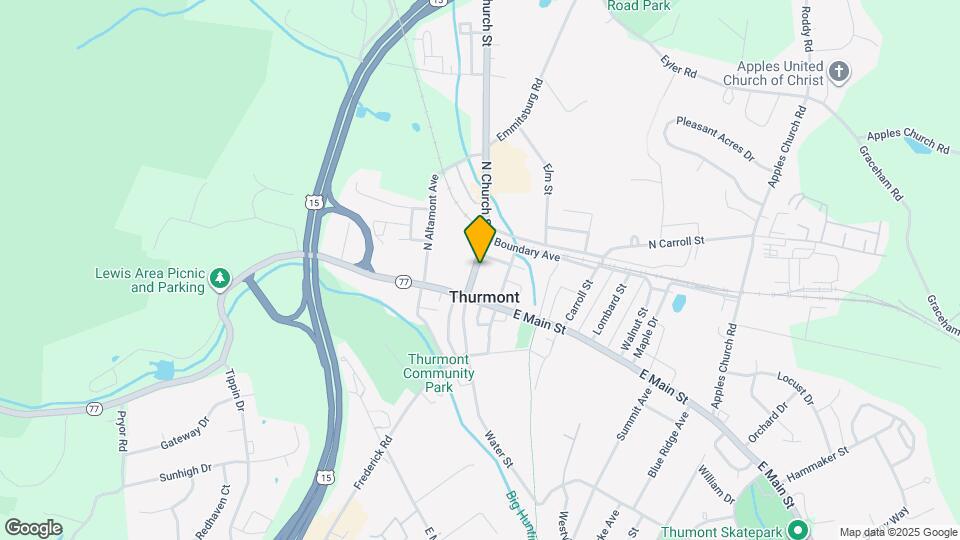 18 N Church St Map and Location Details