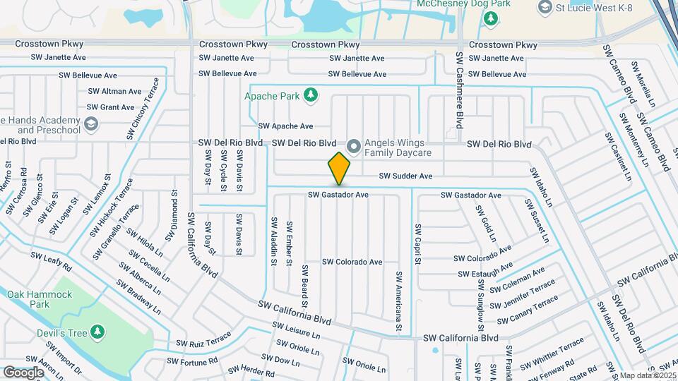 1361 SW Gastador Ave Map and Location Details