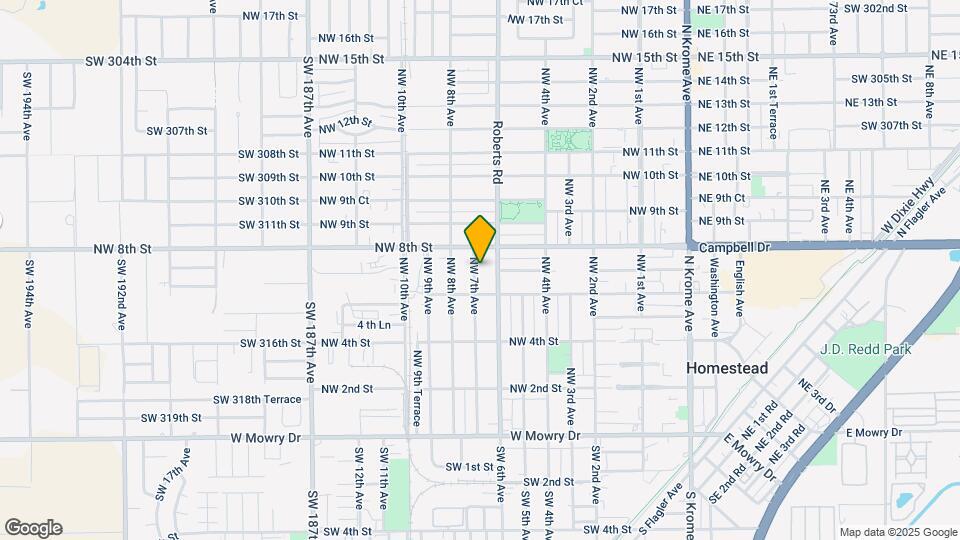 645 NW 7th Ave Map and Location Details