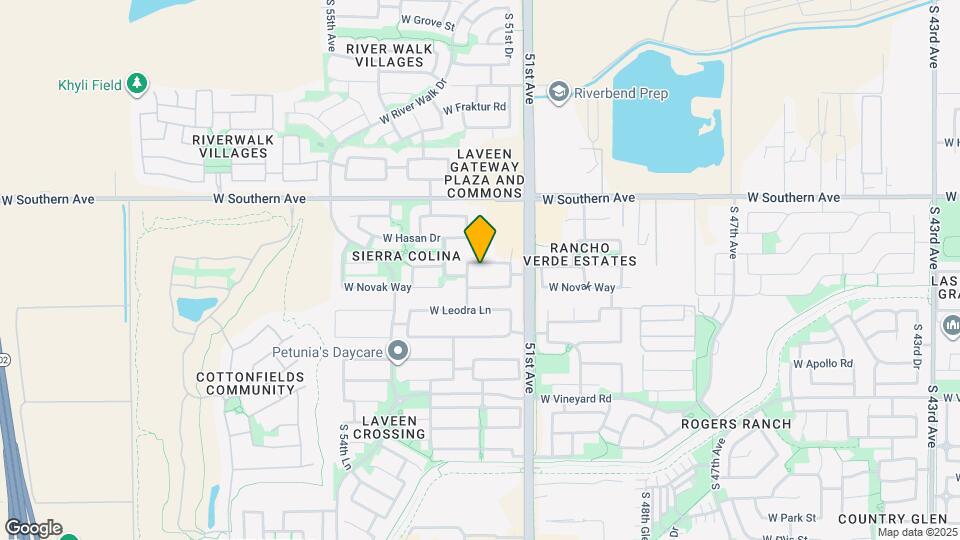 5207 W T Ryan Ln Mapa y Detalles de la Ubicación