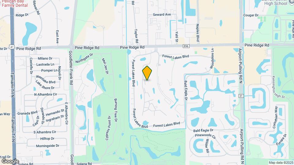 1087 Forest Lakes Dr Map and Location Details
