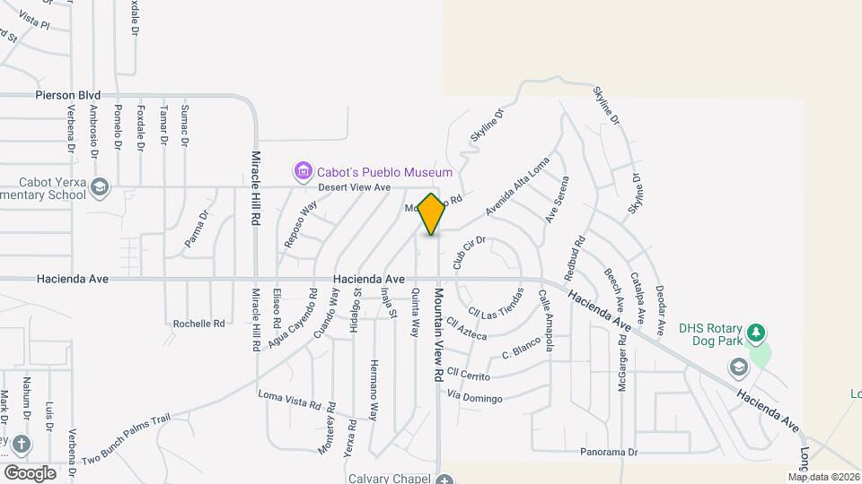 12775 Mountain View Rd Map and Location Details