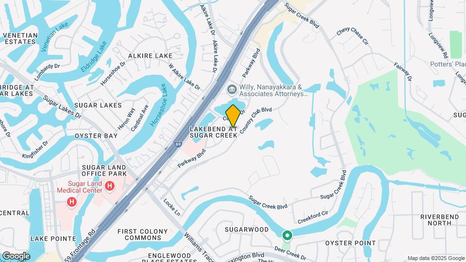 1822 Lakebend Dr Map and Location Details