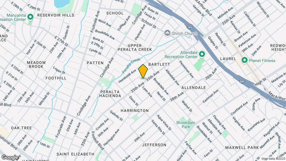 2457 35th Ave Mapa y Detalles de la Ubicación