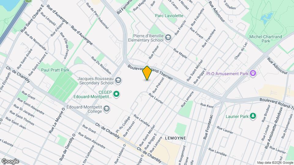 585 De Bruges Rue Map and Location Details