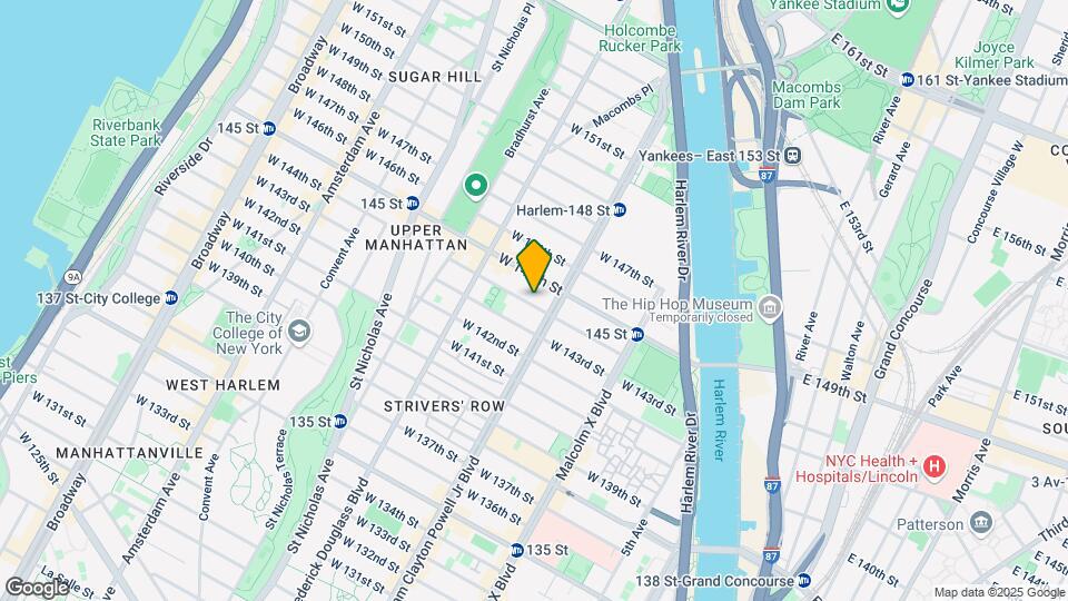 207 W 144th St Map and Location Details