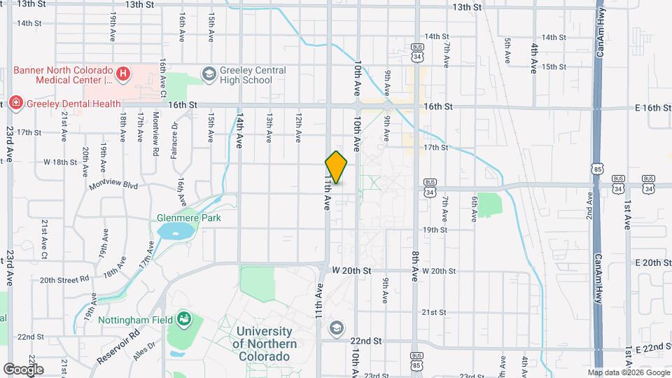 1025 Cranford Pl Map and Location Details