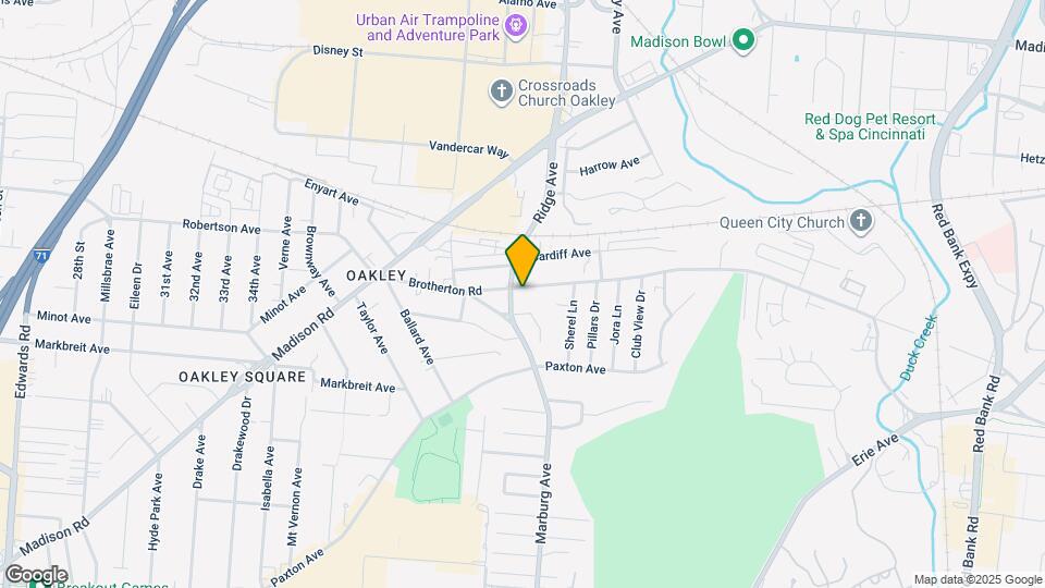 3405 Brotherton Rd Map and Location Details