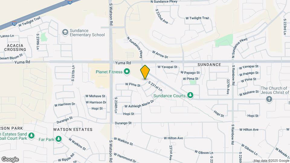 23284 W Pima St Map and Location Details