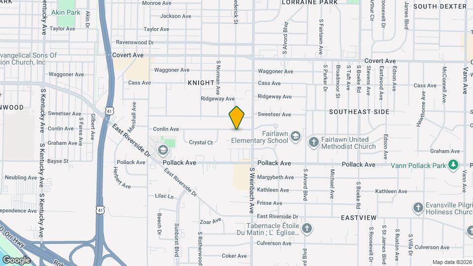 1901 Conlin Ave Map and Location Details