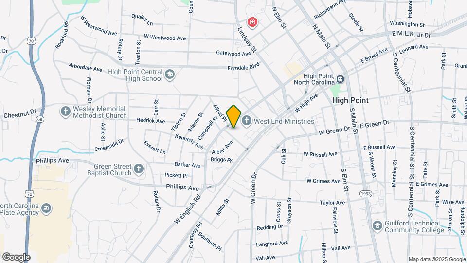 208 Edgeworth St Map and Location Details