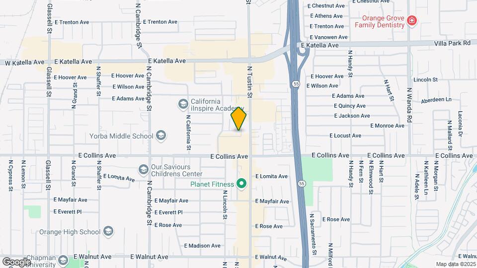 1530 E Locust Ave Map and Location Details
