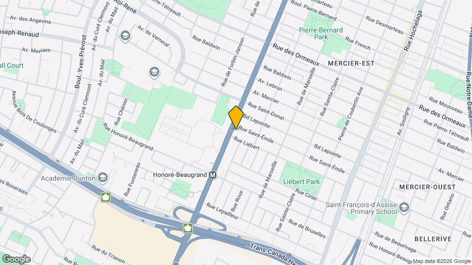 8230 Sherbrooke Rue E Map and Location Details