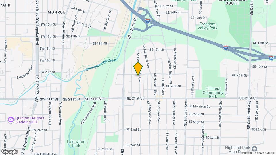 1909 SE Pennsylvania Ave Map and Location Details