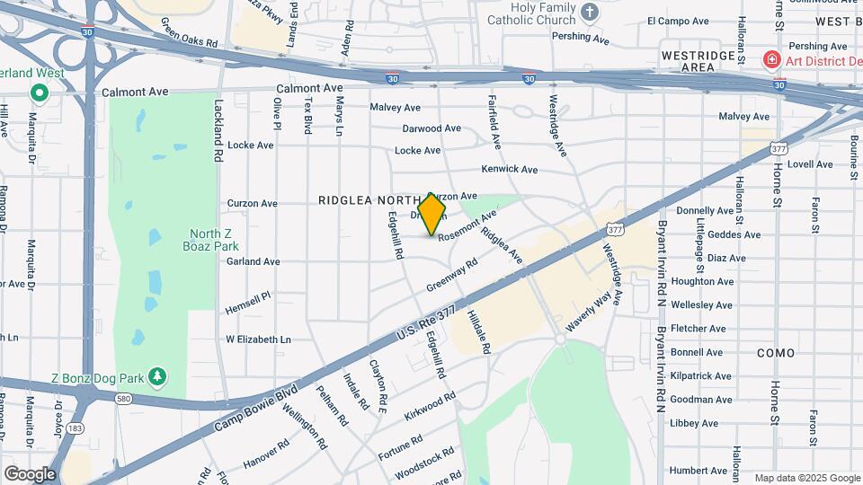 6437 Rosemont Ave Map and Location Details