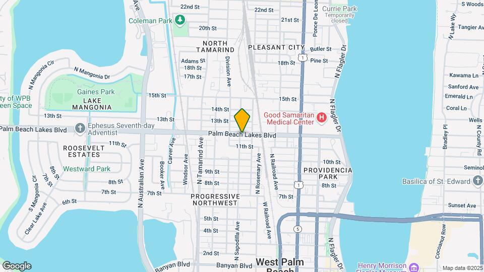 1220 N Sapodilla Ave Map and Location Details
