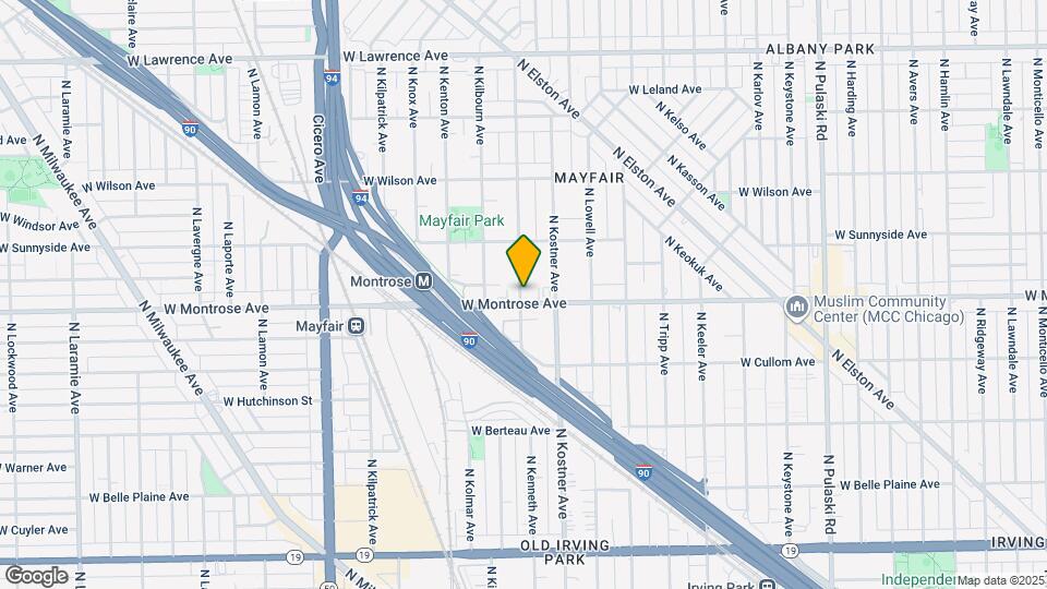4411 N Kenneth Ave Map and Location Details