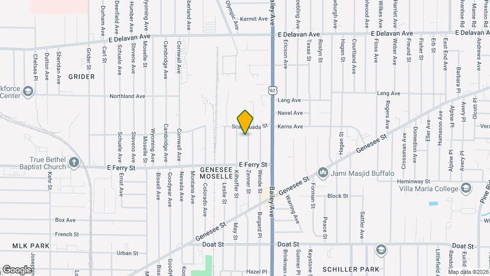 160 Zenner St Map and Location Details