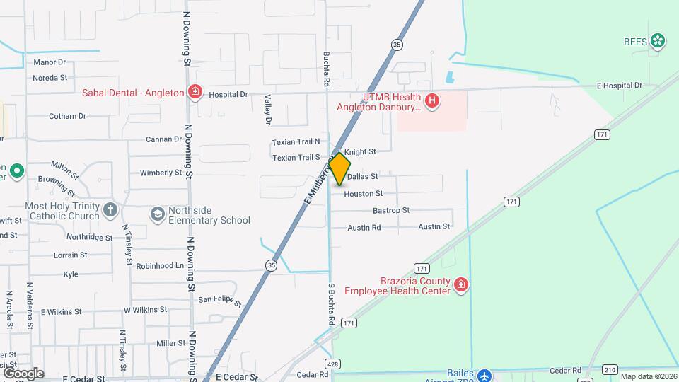 109 Houston St Map and Location Details