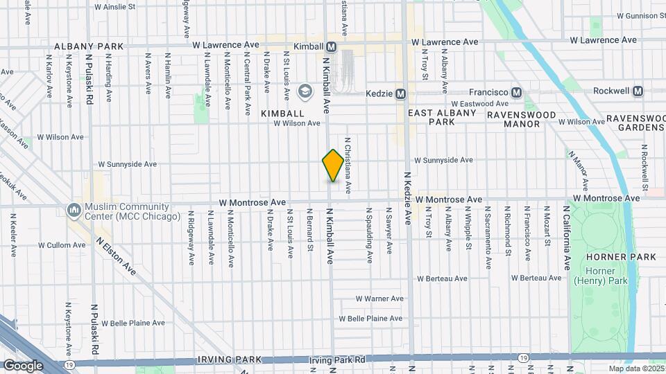 4421 N Kimball Ave Map and Location Details