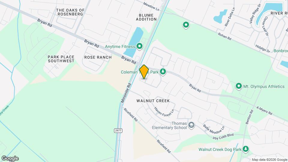 1838 Gibbons Creek Dr Map and Location Details