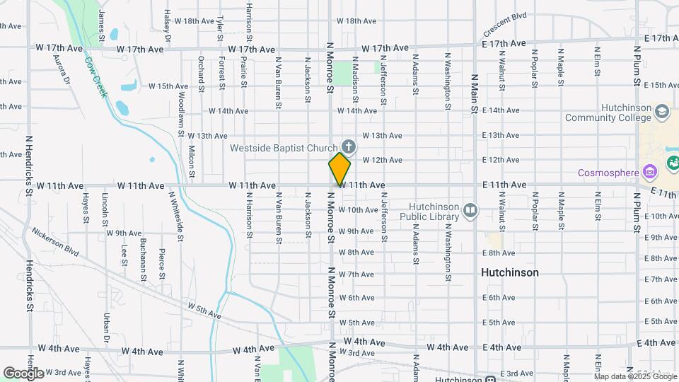 417 W 11th Ave Map and Location Details