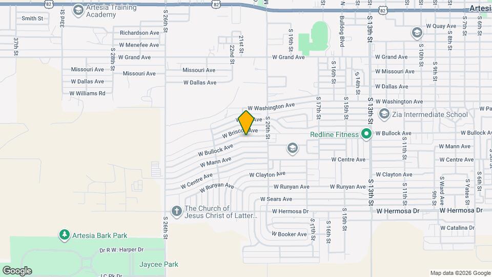 2106 W Bullock Ave Map and Location Details