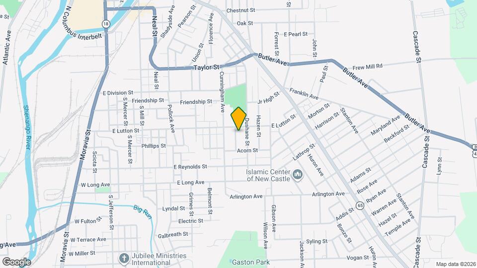 1007 Huey St Map and Location Details