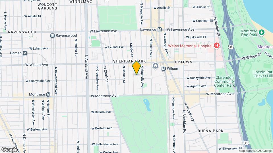 4501-4515 N Malden St Map and Location Details