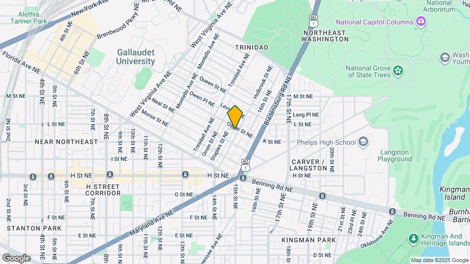1326 Holbrook Street, NE Mapa y Detalles de la Ubicación