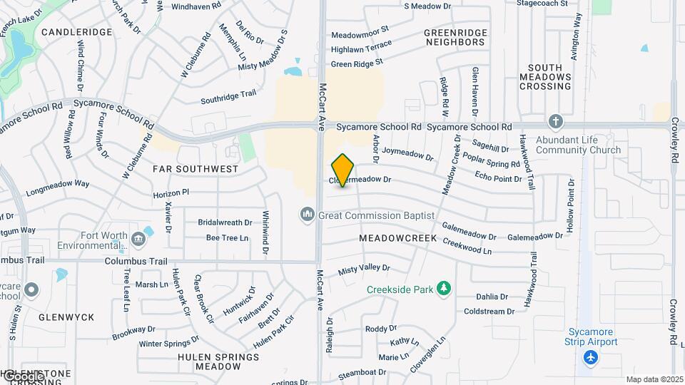 3316 Forest Creek Dr Map and Location Details