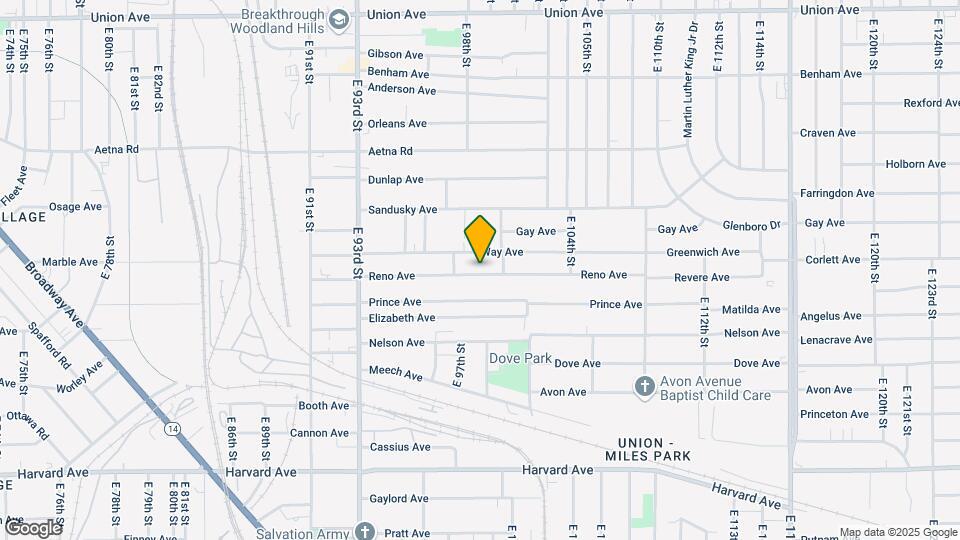 9815 Reno Ave Map and Location Details